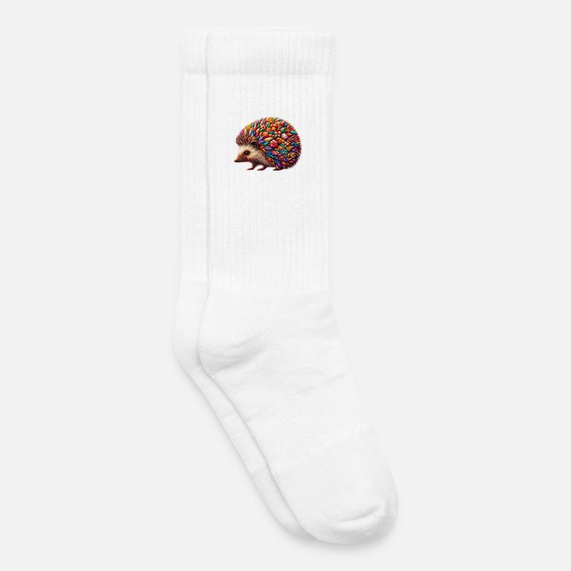 Igel - Kinder Tennissocken - Weiß