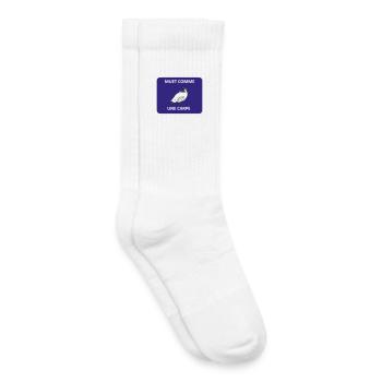 Leise wie ein Karpfen - Kinder Tennissocken - Weiß - Rechts