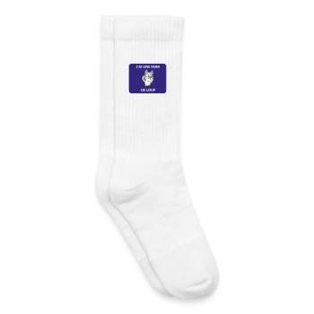 I'm hungry like a wolf - Kids Tennis Socks - white - Right