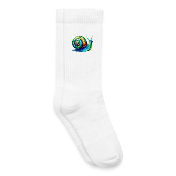 Snail - Kids Tennis Socks - white - Right