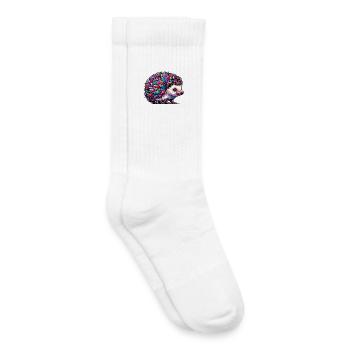 Hedgehog - Kids Tennis Socks - white - Right