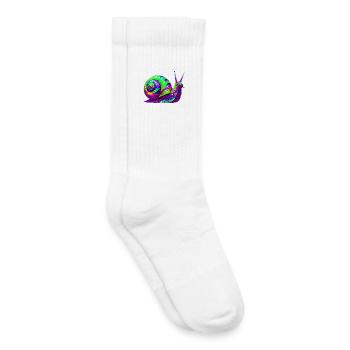 Snail - Kids Tennis Socks - white - Right