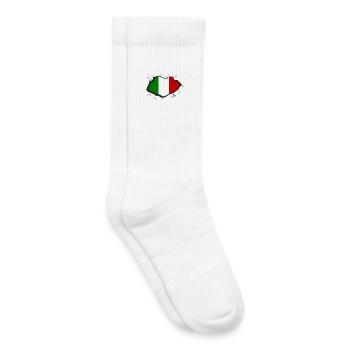 Italian flag - Kids Tennis Socks - white - Right