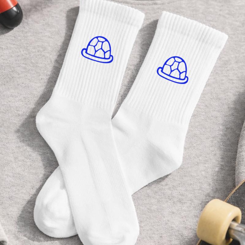 Turtle shell without turtle cute shell Kids Tennis Socks