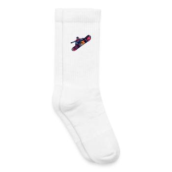 Snowboard - Kinder Tennissocken - Weiß - Rechts