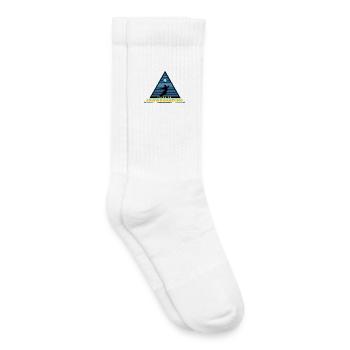 Snowboard freeride - Chaussettes de tennis bio enfant - blanc - Droite