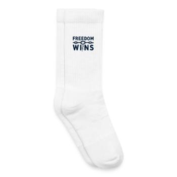 Freedom Wins Freiheit sprengt Ketten - Kinder Tennissocken - Weiß - Rechts
