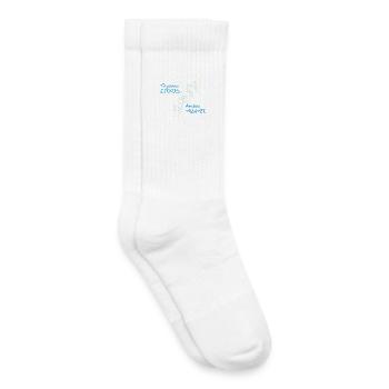 Circus during the day – theatre in the evening - Kids Tennis Socks - white - Right