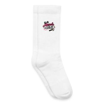 Muscle & Mascara – Feminine Fitness Statement of the - Kids Tennis Socks - white - Right
