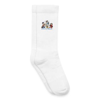 Shanty Sheep Ribbon - Kids Tennis Socks - white - Right