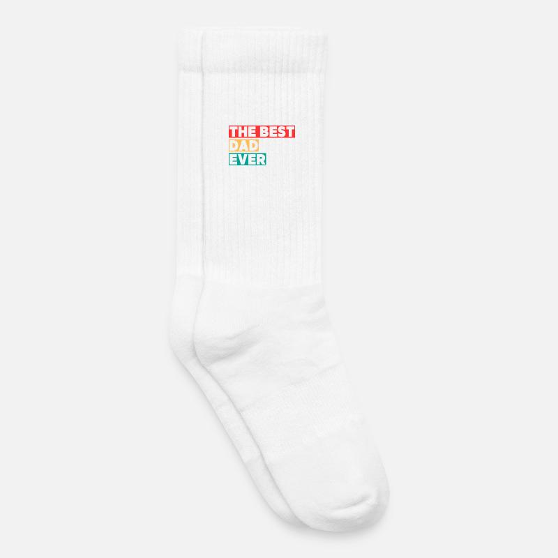 Der beste Vater - Kinder Tennissocken - Weiß