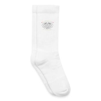 Warum Wir Motorrad Fahren, - Kinder Tennissocken - Weiß - Rechts