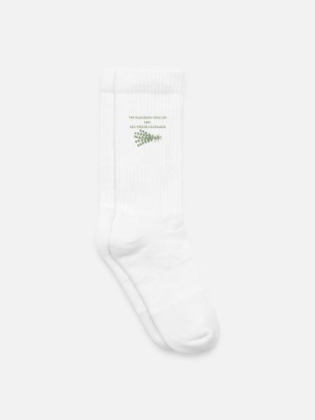 Thymian einen Gefallen und geh wieder Nachhause - Kinder Tennissocken - Weiß