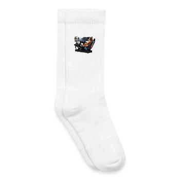 Fuchs Sim-Racing - Kinder Tennissocken - Weiß - Rechts