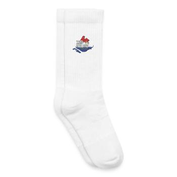 Südholland Niederlande Retro Landkarte Holland - Kinder Tennissocken - Weiß - Rechts