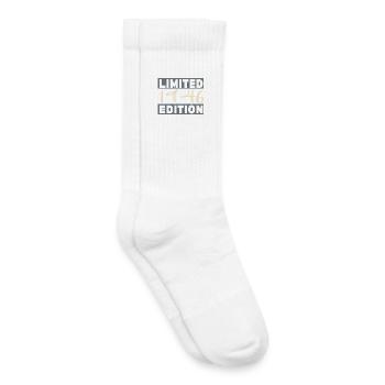 Vintage 1946, 80th Anniversary Gift - Kids Tennis Socks - white - Right