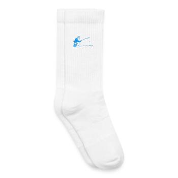 Ich bin nicht zum Spaß hier zum Angeln - Lustiger  - Kinder Tennissocken - Weiß - Rechts