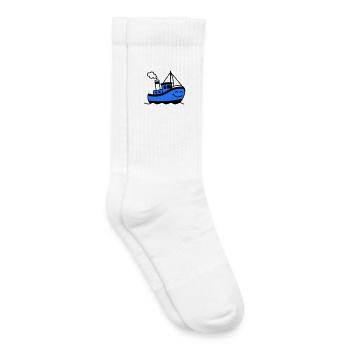 Enfants du navire - Chaussettes de tennis bio enfant - blanc - Droite