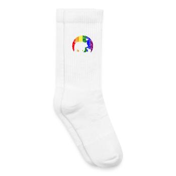LGBT Gay Pride Stolze Mama Bär - Kinder Tennissocken - Weiß - Rechts