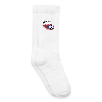 Football Soccer USA Fireball Comet Fan Shirt - Kids Tennis Socks - white - Right