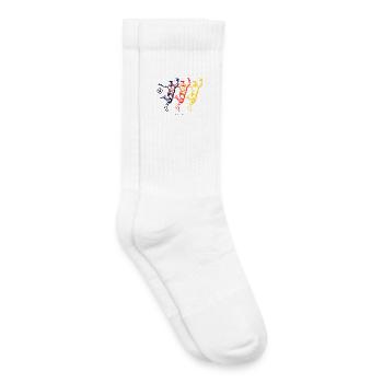 Supporters de football allemands - Chaussettes de tennis bio enfant - blanc - Droite