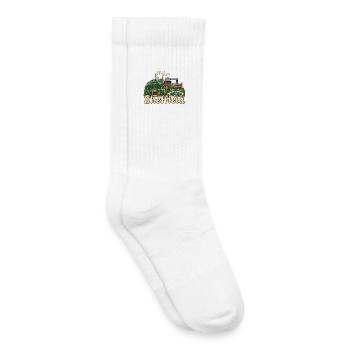 Sheffield Winter Garden Steel City Retro Badge - Kids Tennis Socks - white - Right