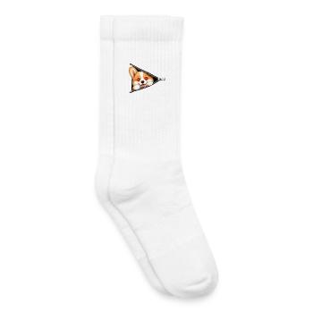 Corgi Hund Reißverschluss - Kinder Tennissocken - Weiß - Rechts