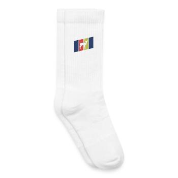 Antelope Silhouette Africa - Kids Tennis Socks - white - Right