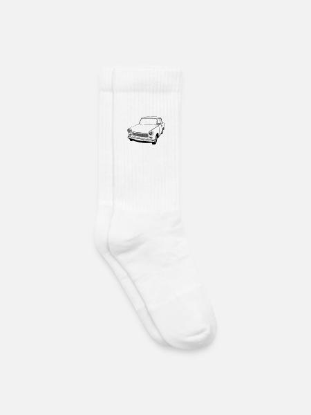  , Ostalgie , DDR Kult , Oldtimer (25) - Kinder Tennissocken - Weiß