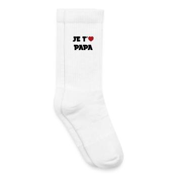 i love you dad - Kinder Tennissocken - Weiß - Rechts
