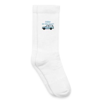  , DDR Kult , früher war alles besser (25) - Kinder Tennissocken - Weiß - Rechts