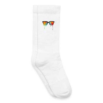Lunettes de soleil - Chaussettes de tennis bio enfant - blanc - Droite
