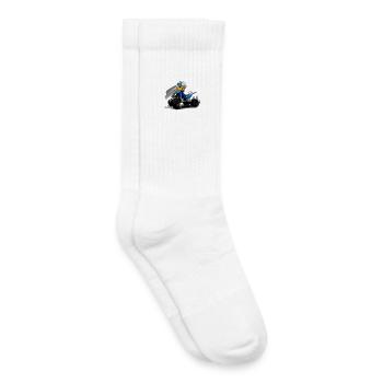 Quad - Kinder Tennissocken - Weiß - Rechts