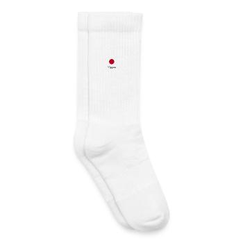 Japanisches Flaggendesign - Kinder Tennissocken - Weiß - Rechts