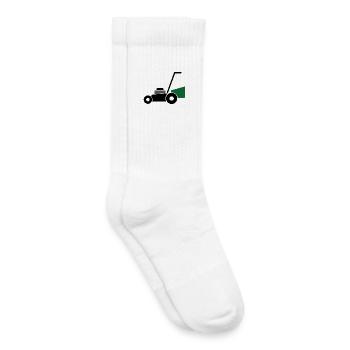 Tondeuses à gazon - Chaussettes de tennis bio enfant - blanc - Droite
