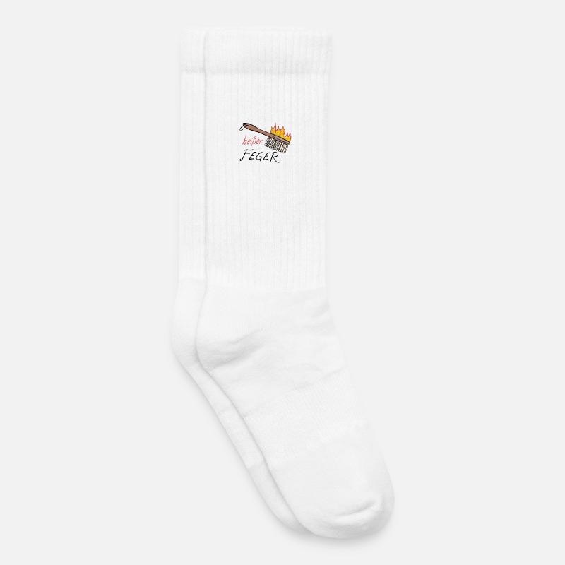 Heißer Feger - Kinder Tennissocken - Weiß
