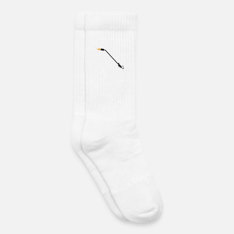 Dachdecker-Gasbrenner - Kinder Tennissocken - Weiß