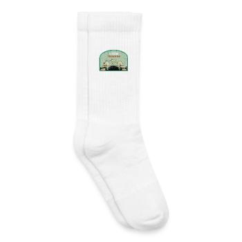 Lisbon Gate Augusta Street Badge, Portugal - Kids Tennis Socks - white - Right