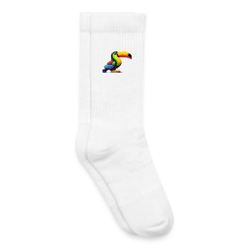 Toucan - Kids Tennis Socks - white - Right
