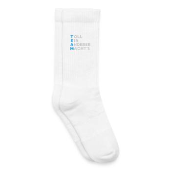 TEAM Toll Ein Anderer Macht`s - Kinder Tennissocken - Weiß - Rechts