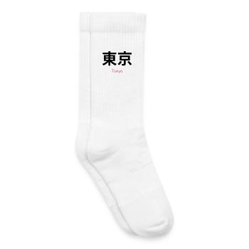 東京 – Tokio, die urbane Seele - Kinder Tennissocken - Weiß - Rechts