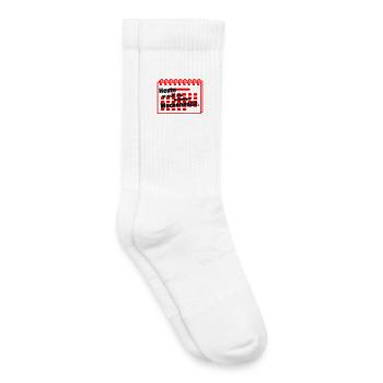 Nirgends Wochenende - Kinder Tennissocken - Weiß - Rechts