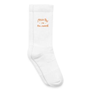 Ich kann nicht Halloween feiern - Kinder Tennissocken - Weiß - Rechts
