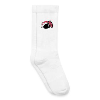 Chaud - Chaussettes de tennis bio enfant - blanc - Droite