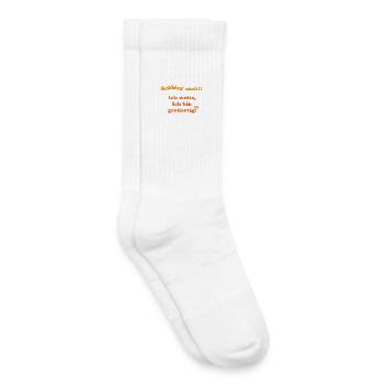 Schleim nicht, ich weiß ich bin grossartig - Kinder Tennissocken - Weiß - Rechts
