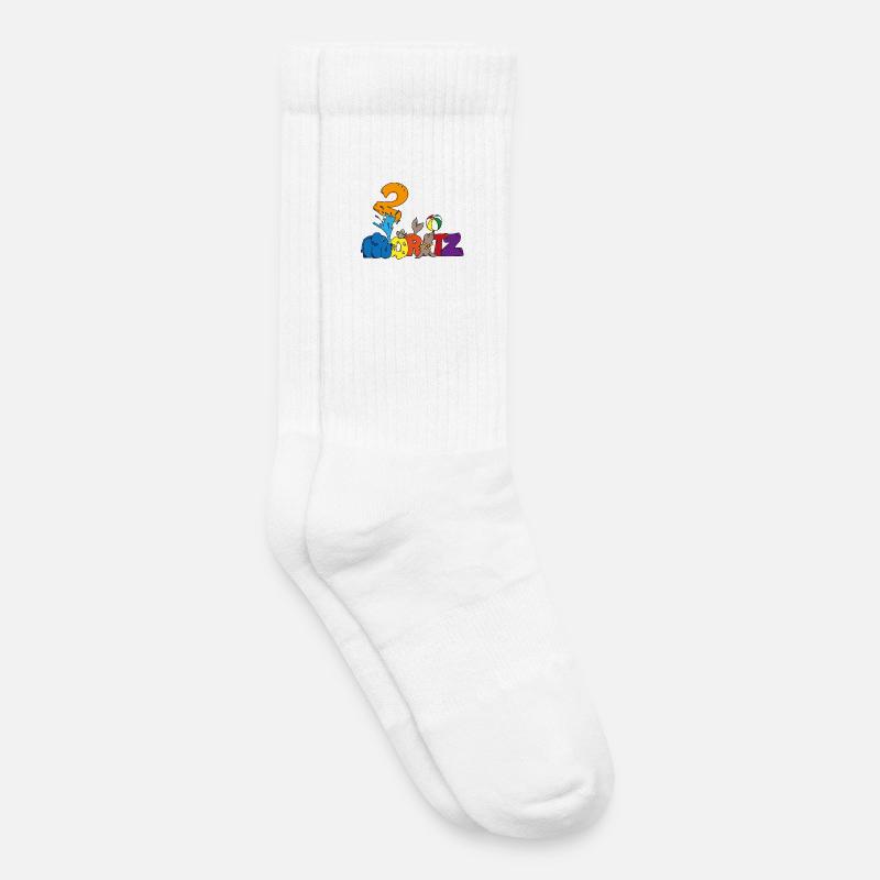 Moritz feiert 2. Geburtstag  - Kinder Tennissocken - Weiß