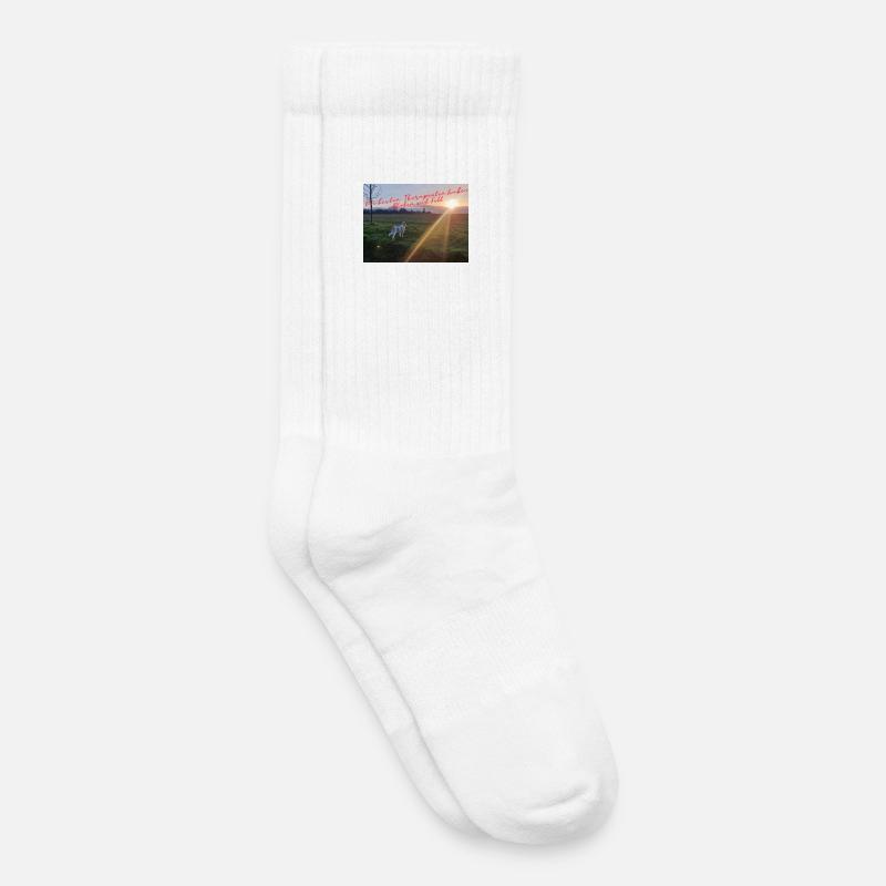 PfotenTherapie am Abendsonne - Kinder Tennissocken - Weiß