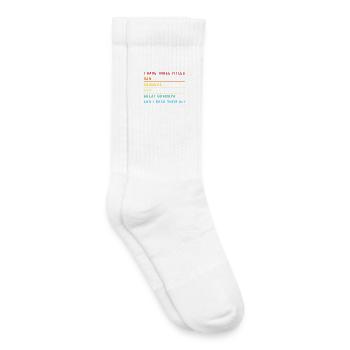 Opa Enkel Enkelkind Opi Großvater - Kinder Tennissocken - Weiß - Rechts