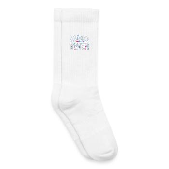 MedTech Labor Neon Wissenschaftsdesign - Kinder Tennissocken - Weiß - Rechts