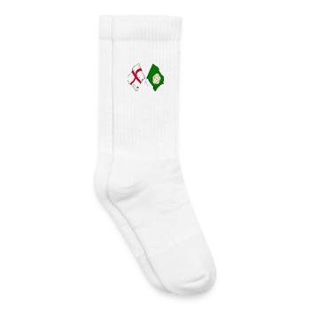 Le North Yorkshire et l’Angleterre traversés - Chaussettes de tennis bio enfant - blanc - Droite